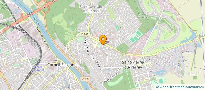 localisation de l'entreprise MONSIEUR FABRICE TROVATO  SAINT-GERMAIN-LES-CORBEIL