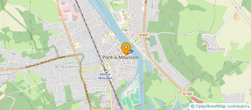 localisation de l'entreprise MONSIEUR FABRICE TRUFFERT  PONT A MOUSSON