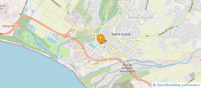 localisation de l'entreprise MONSIEUR FABRICE TURPIN à SAINT-LOUIS