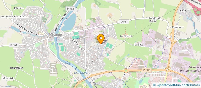 localisation de l'entreprise MONSIEUR FABRICE VALMY  CHANGE