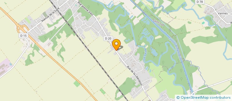 localisation de l'entreprise MONSIEUR FABRICE VAN HOUTTE  SAINT-LYE