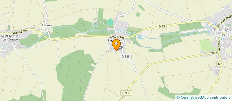localisation de l'entreprise MONSIEUR FABRICE VANDEVILLE à THORIGNY-SUR-OREUSE