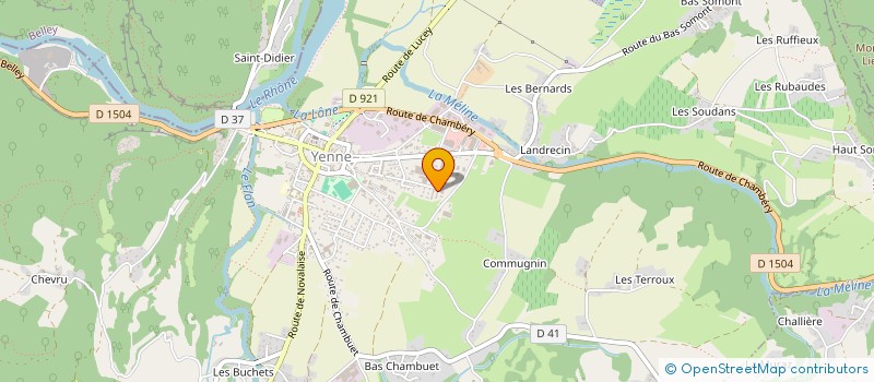 localisation de l'entreprise MONSIEUR FABRICE VANINI  YENNE