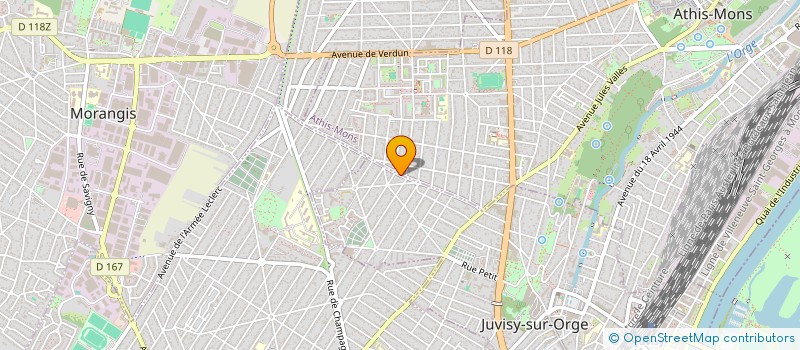 localisation de l'entreprise MONSIEUR FABRICE VANNIER à JUVISY-SUR-ORGE