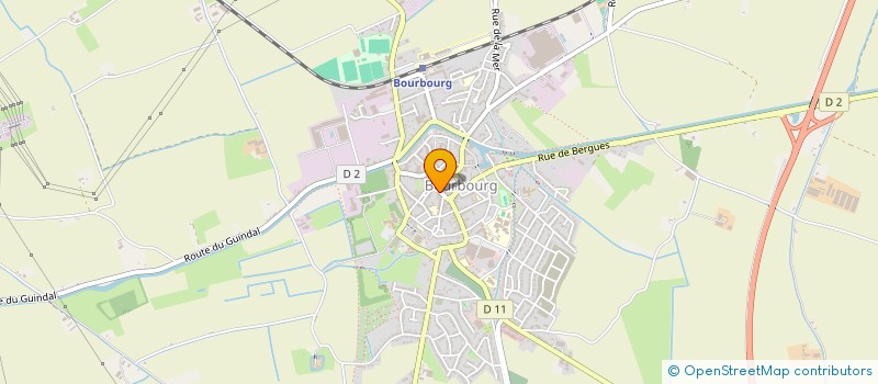 localisation de l'entreprise MONSIEUR FABRICE VANTOMME  BOURBOURG