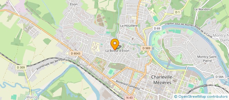 localisation de l'entreprise MONSIEUR FABRICE VARENNE  CHARLEVILLE-MEZIERES