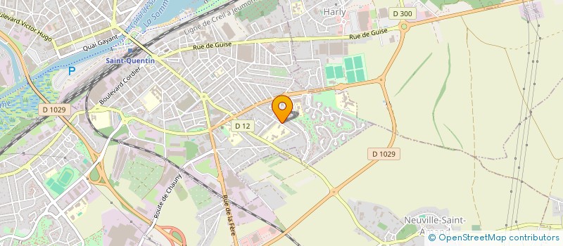 localisation de l'entreprise MONSIEUR FABRICE VASSEUR à SAINT-QUENTIN