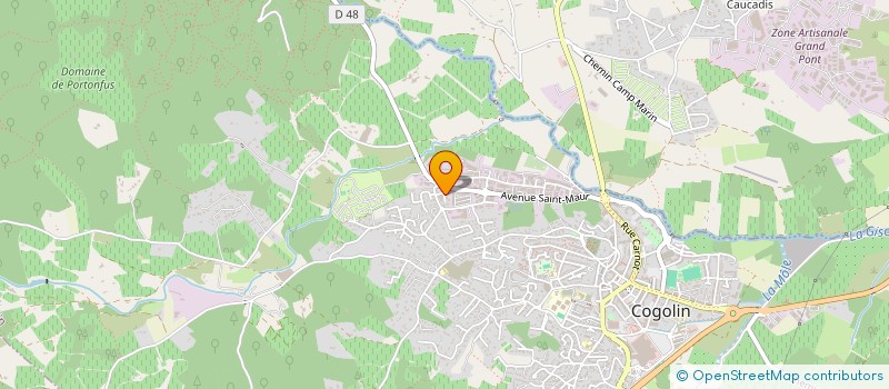 localisation de l'entreprise MONSIEUR FABRICE VENCO à COGOLIN