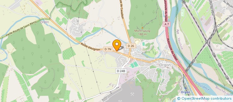 localisation de l'entreprise MONSIEUR FABRICE VENTRESQUE  ORGON