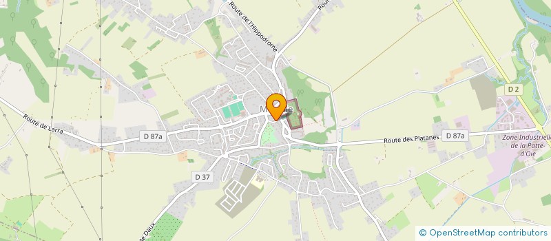 localisation de l'entreprise MONSIEUR FABRICE VERGE  MERVILLE