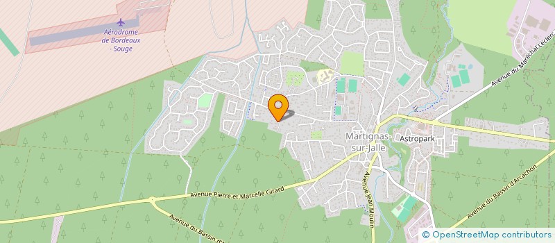 localisation de l'entreprise MONSIEUR FABRICE VERGEZ  MARTIGNAS-SUR-JALLE