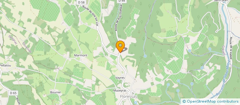 localisation de l'entreprise MONSIEUR FABRICE VERLINGUE  FLORESSAS