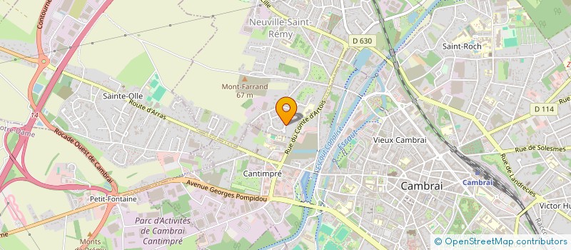localisation de l'entreprise MONSIEUR FABRICE VERMEIREN à NEUVILLE-SAINT-REMY