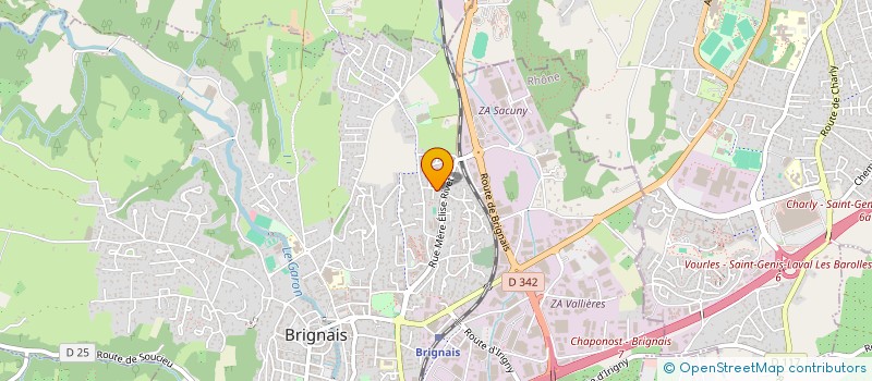 localisation de l'entreprise MONSIEUR FABRICE VERMOREL  BRIGNAIS