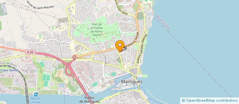 localisation de l'entreprise MONSIEUR FABRICE VERRIER  MARTIGUES