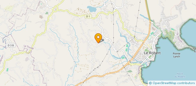 localisation de l'entreprise MONSIEUR FABRICE VERT PRE  LE ROBERT