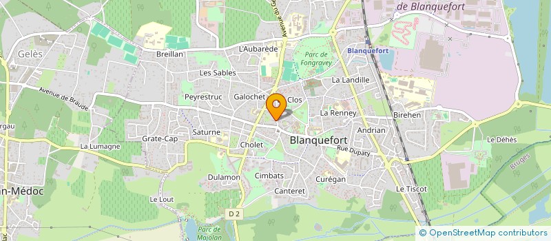 localisation de l'entreprise MONSIEUR FABRICE VEYSSIERES à BLANQUEFORT