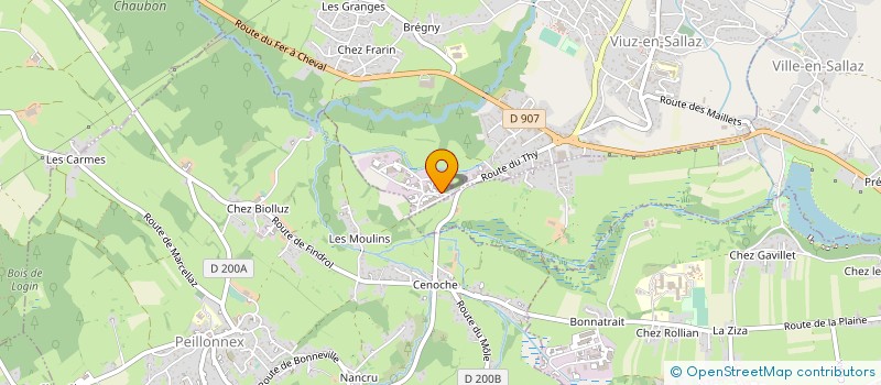 localisation de l'entreprise MONSIEUR FABRICE VIAUX  VIUZ-EN-SALLAZ