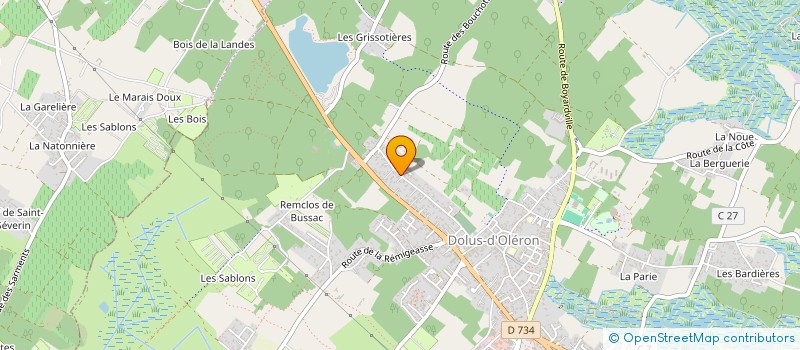 localisation de l'entreprise MONSIEUR FABRICE VIDEAU  DOLUS-D'OLERON