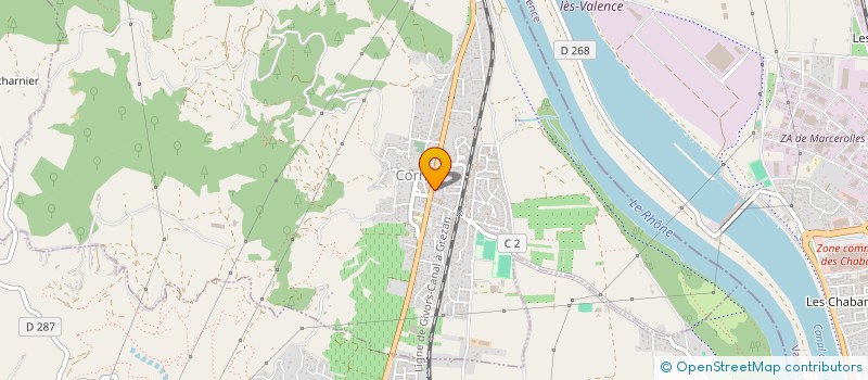 localisation de l'entreprise MONSIEUR FABRICE VIEIRA  CORNAS