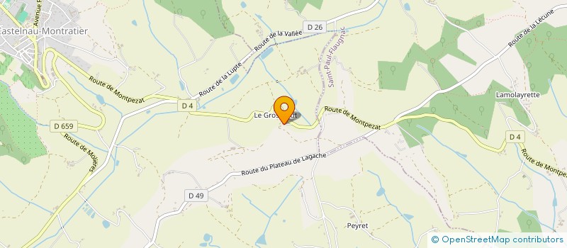 localisation de l'entreprise MONSIEUR FABRICE VIGNALS  CASTELNAU-MONTRATIER