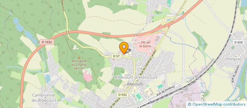 localisation de l'entreprise MONSIEUR FABRICE VIGNON  RIBECOURT-DRESLINCOURT