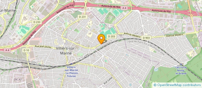 localisation de l'entreprise MONSIEUR FABRICE VILLAGGI à VILLIERS-SUR-MARNE