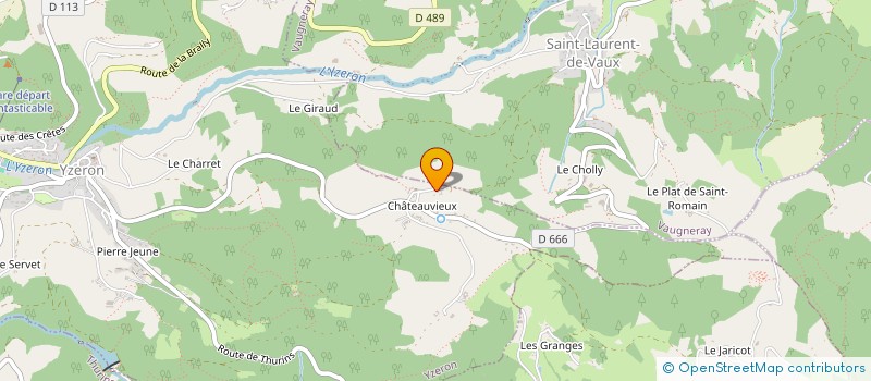 localisation de l'entreprise MONSIEUR FABRICE VILLARD  YZERON