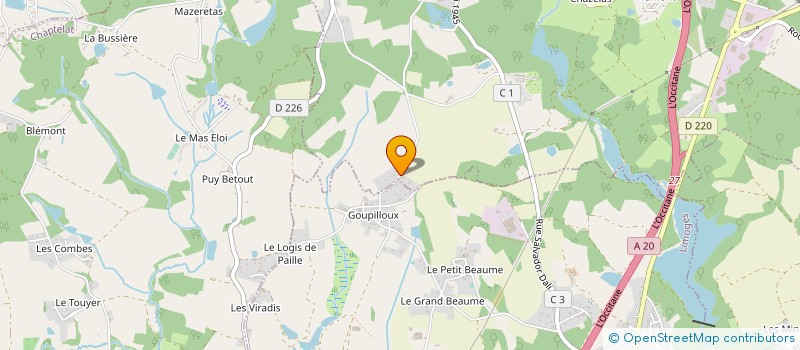 localisation de l'entreprise MONSIEUR FABRICE VILLECHENAUD à BONNAC-LA-COTE