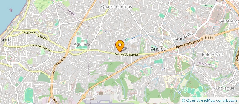 localisation de l'entreprise MONSIEUR FABRICE VILLENEUVE  ANGLET