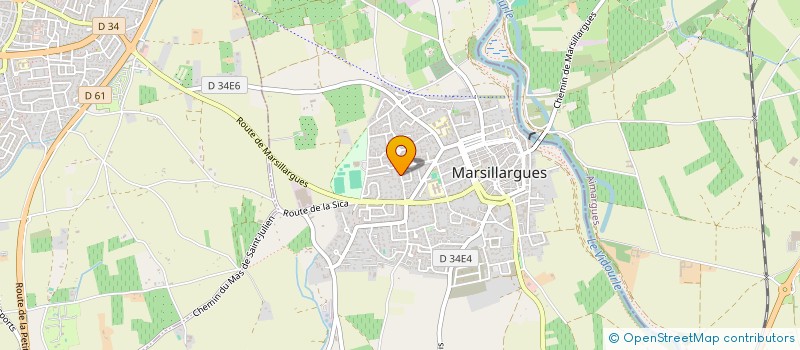 localisation de l'entreprise MONSIEUR FABRICE VILLOUTREIX  MARSILLARGUES