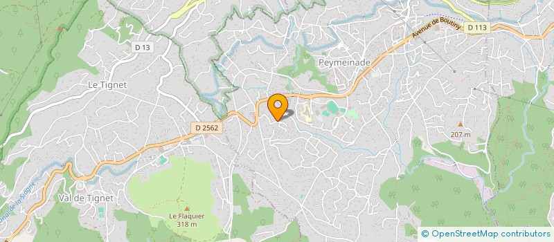 localisation de l'entreprise MONSIEUR FABRICE VOCORET à PEYMEINADE