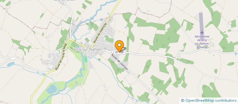 localisation de l'entreprise MONSIEUR FABRICE VOISIN à VICQ-SUR-NAHON