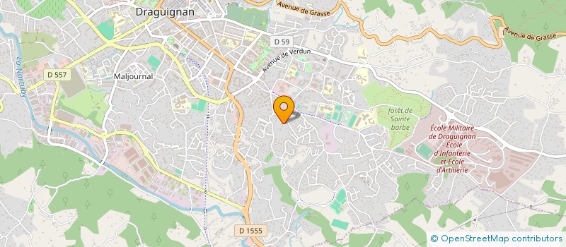 localisation de l'entreprise MONSIEUR FABRICE VOITURIER  DRAGUIGNAN