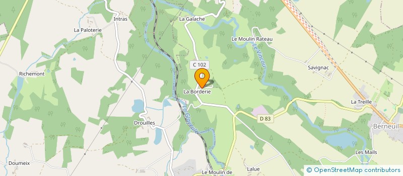 localisation de l'entreprise MONSIEUR FABRICE VOUAUX à PEYRAT-DE-BELLAC
