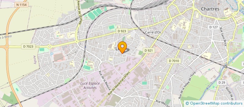 localisation de l'entreprise MONSIEUR FABRICE VOYDEVILLE à CHARTRES