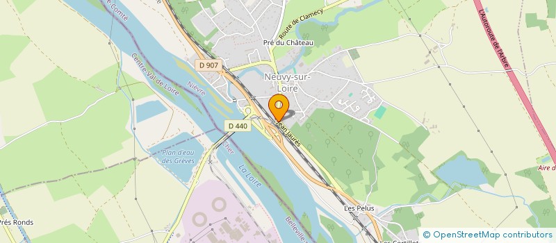 localisation de l'entreprise MONSIEUR FABRICE WALKER à NEUVY-SUR-LOIRE
