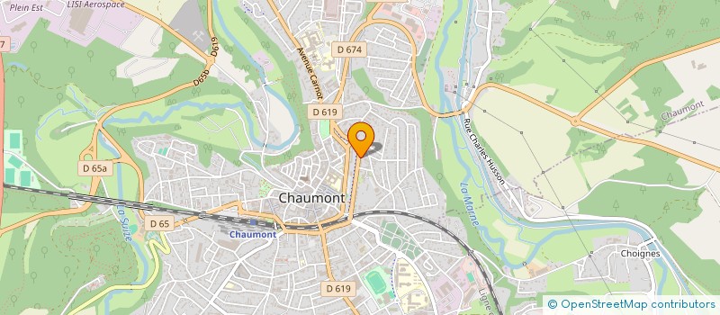 localisation de l'entreprise MONSIEUR FABRICE WARNET à CHAUMONT