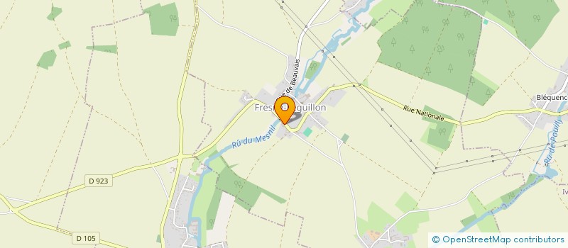 localisation de l'entreprise MONSIEUR FABRICE WATTIAU  FRESNE-LEGUILLON