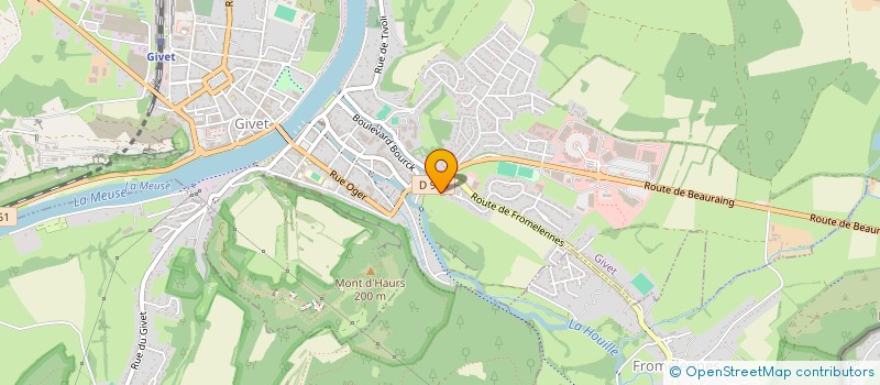 localisation de l'entreprise MONSIEUR FABRICE WAUTOT  GIVET