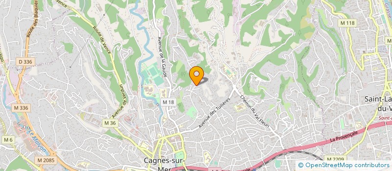 localisation de l'entreprise MONSIEUR FABRICE WEBER à CAGNES-SUR-MER