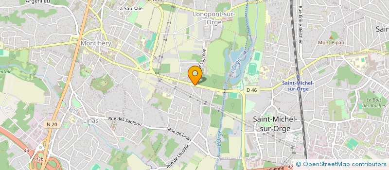 localisation de l'entreprise MONSIEUR FABRICE WISSALZER à LONGPONT-SUR-ORGE