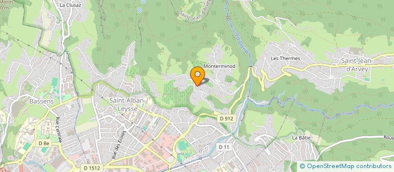 localisation de l'entreprise MONSIEUR FABRICE YGRIE  SAINT-ALBAN-LEYSSE