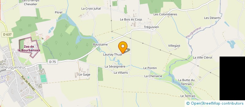 localisation de l'entreprise MONSIEUR FABRICE YVER  PLEUGUENEUC