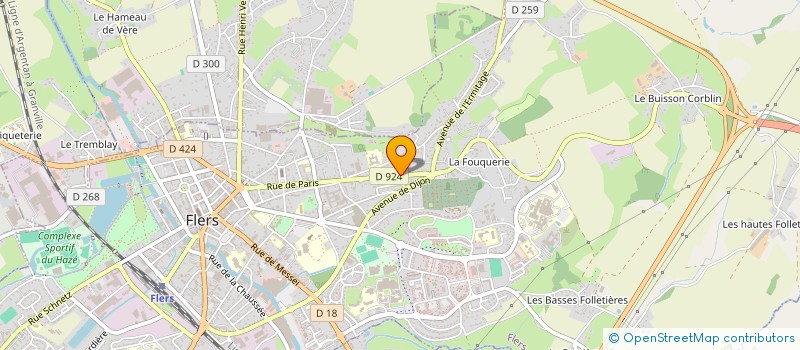 localisation de l'entreprise MONSIEUR FABRICE ZIDEE à FLERS