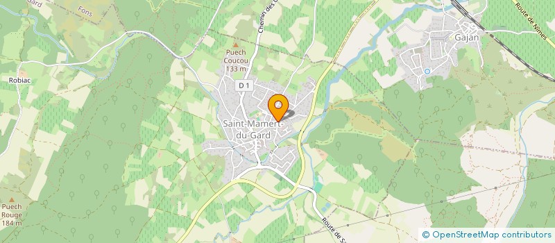 localisation de l'entreprise MONSIEUR FABRICE ZIMINI  SAINT-MAMERT-DU-GARD