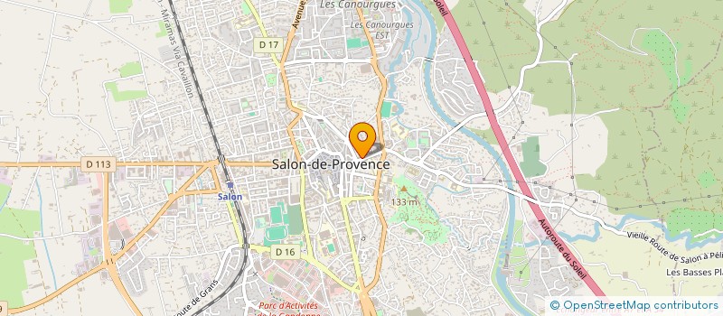 localisation de l'entreprise MONSIEUR FABRICE ZINSSNER  SALON-DE-PROVENCE