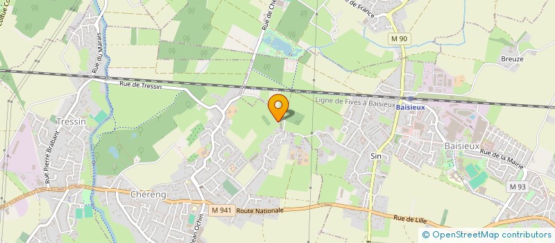 localisation de l'entreprise MONSIEUR FABRICE ZOUTE  CHERENG