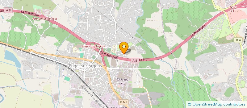 localisation de l'entreprise MONSIEUR FABRIZIO COMITOGIANNI  PUGET-SUR-ARGENS