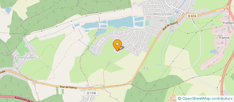 localisation de l'entreprise MONSIEUR FABRIZIO CUCCHIARA  WOUSTVILLER